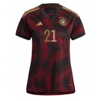 Tyskland Ilkay Gundogan #21 Udebanetrøje Dame VM 2022 Kortærmet